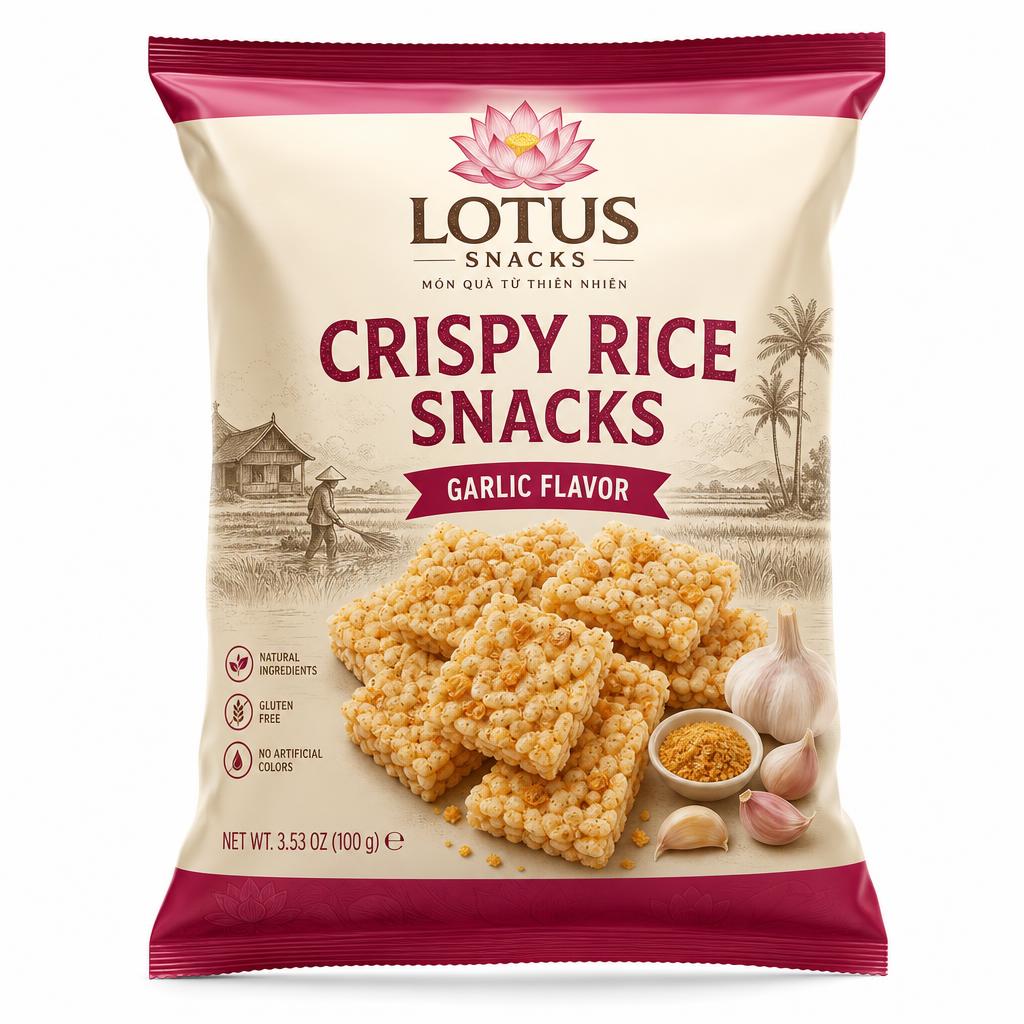Crispy Rice — Garlic