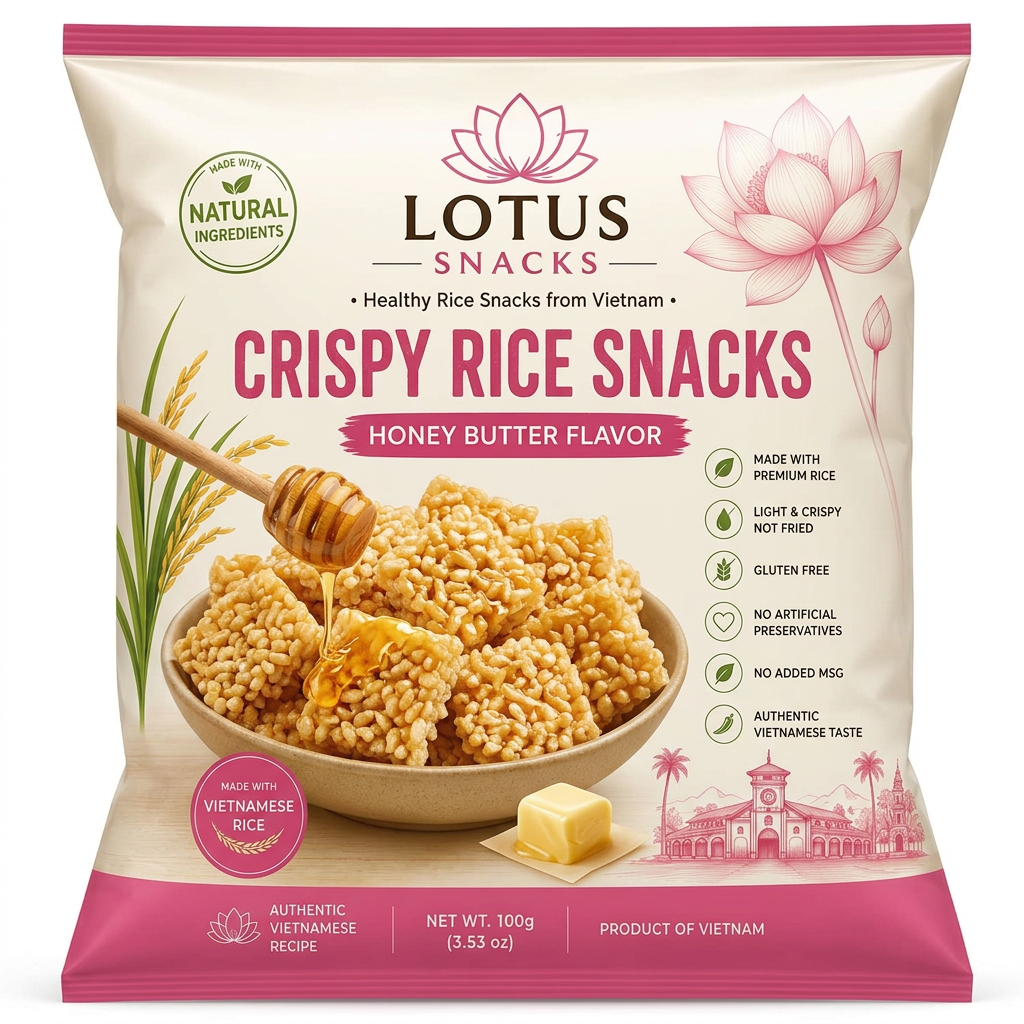 Crispy Rice — Honey Butter