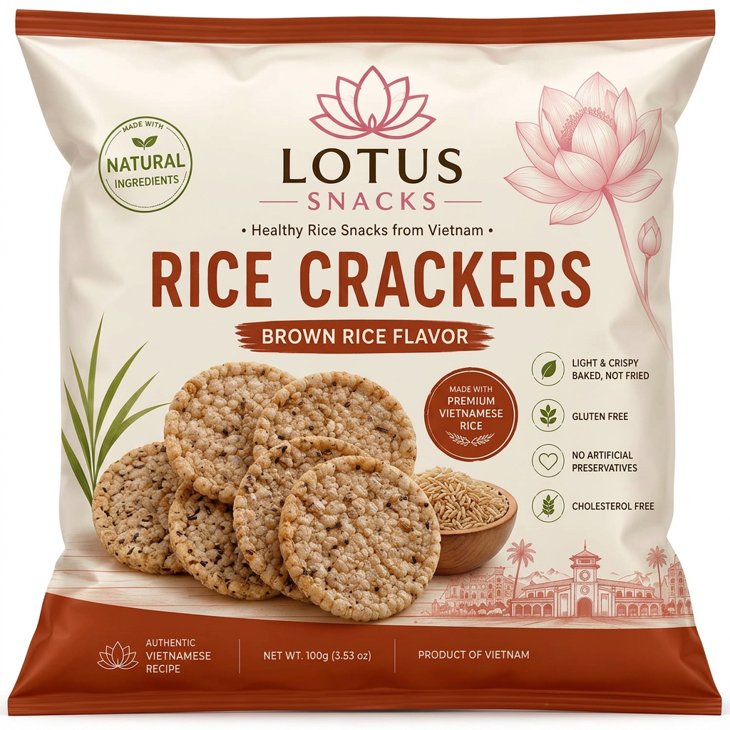 Rice Cracker — Brown Rice